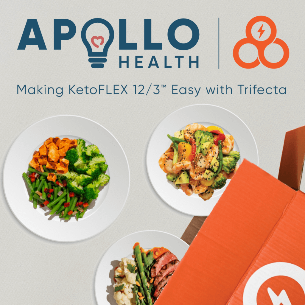 Make KetoFLEX 12/3 easy; order meal delivery with Trifecta
