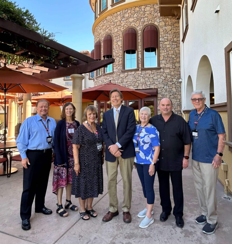 Dr. Bredesen outside The Vineyards